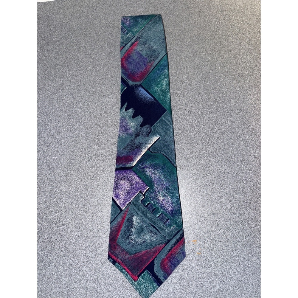 Vintage Bugle Boy  Tie Polyester Blend Made In The USA
